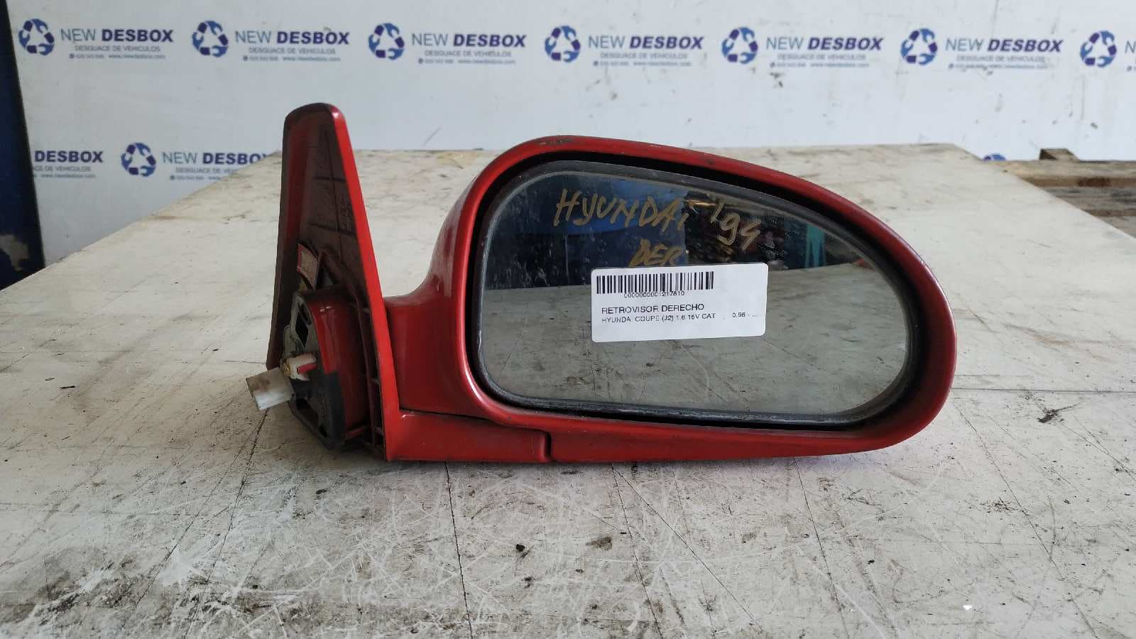 Recambio de RETROVISOR DERECHO para HYUNDAI COUPE (J2) referencia OEM IAM 010079