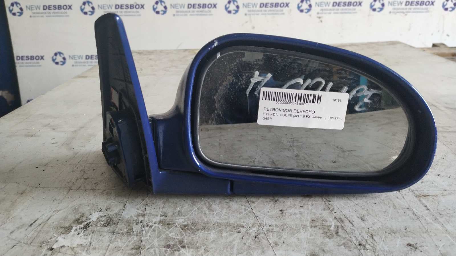 Recambio de RETROVISOR DERECHO para HYUNDAI COUPE (J2) 1.6 FX Coupe G4GR referencia OEM IAM 8760627150   - AZUL