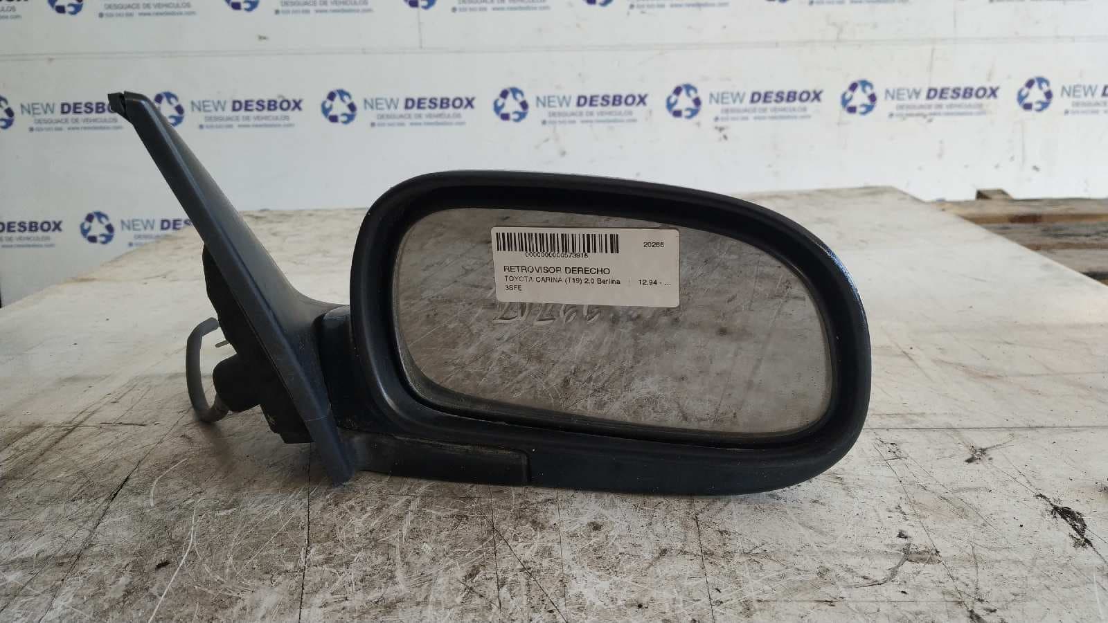 Recambio de RETROVISOR DERECHO para TOYOTA CARINA (T19) 2.0 Berlina 3SFE referencia OEM IAM 011160   - AZUL