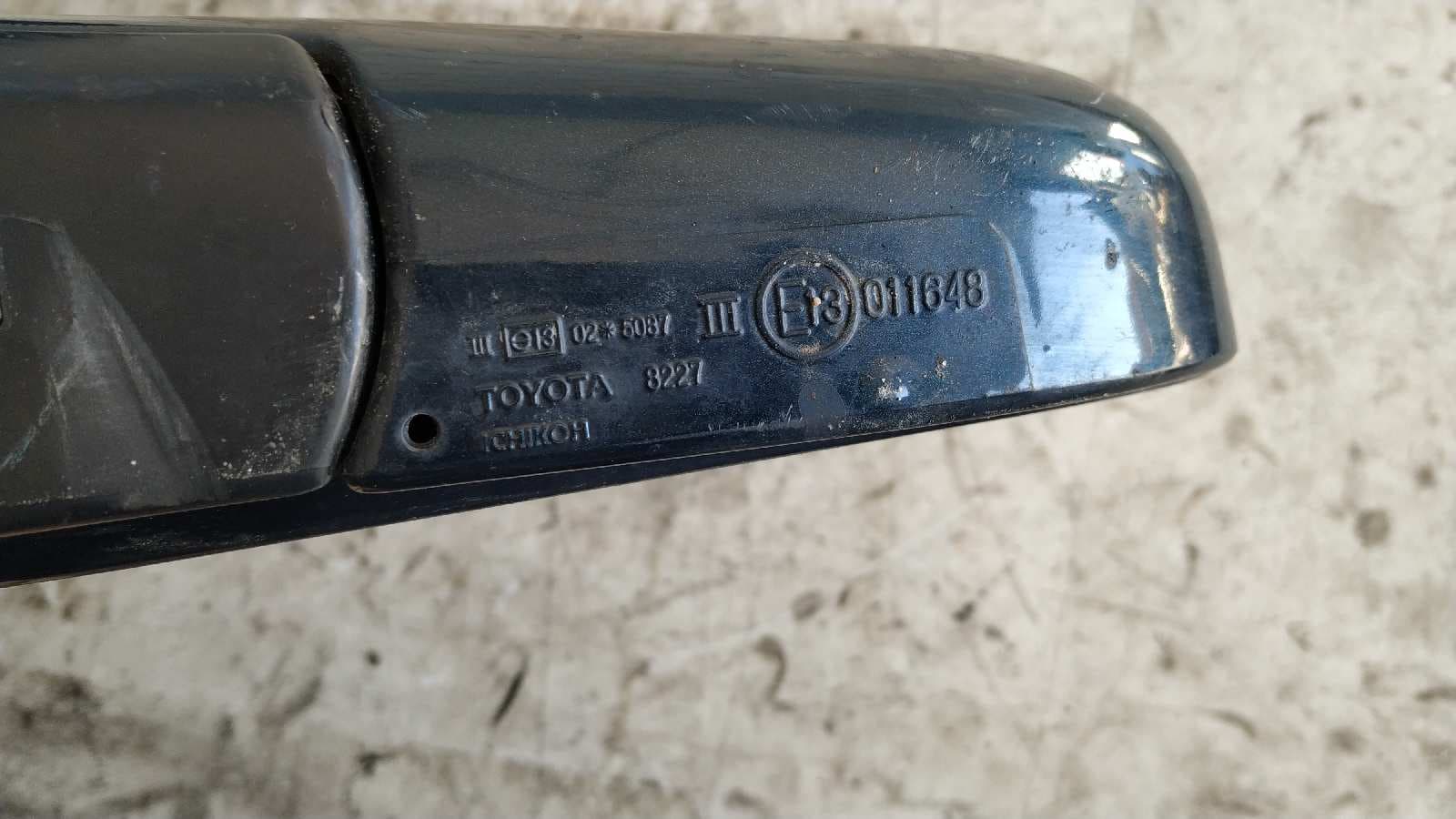Recambio de RETROVISOR IZQUIERDO para TOYOTA CARINA (T19) 2.0 Berlina 3SFE referencia OEM IAM 011648   - AZUL 4