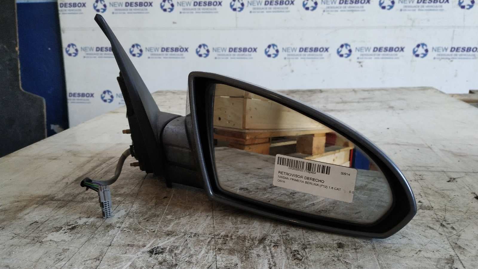 Recambio de RETROVISOR DERECHO para NISSAN PRIMERA BERLINA (P12) 1.6 CAT QG16       referencia OEM IAM 96301AU419   - GRIS