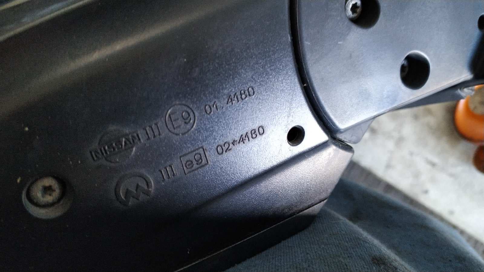 Recambio de RETROVISOR DERECHO para NISSAN PRIMERA BERLINA (P12) 1.6 CAT QG16       referencia OEM IAM 96301AU419   - GRIS 6