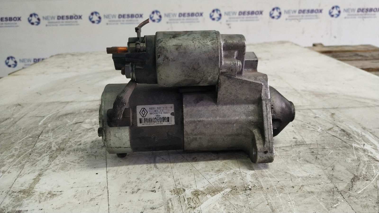 Recambio de MOTOR ARRANQUE para RENAULT MEGANE II BERLINA 5P 1.5 dCi Diesel K9K P7 referencia OEM IAM 8200584675   - NEGRO