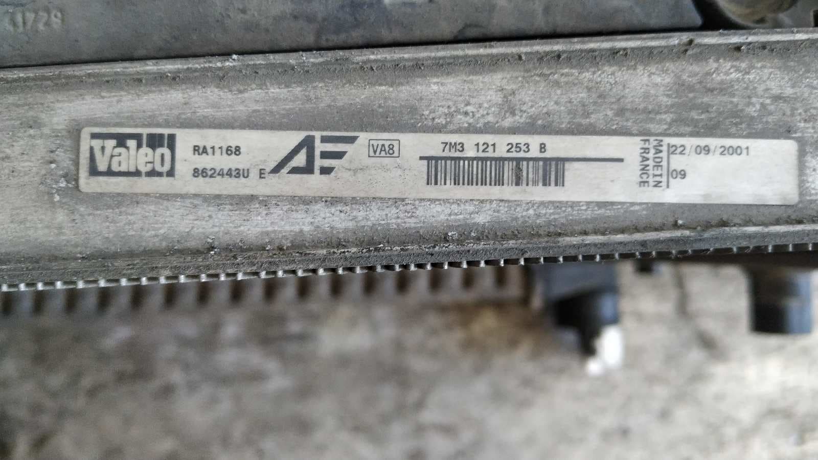 Recambio de RADIADOR AGUA para FORD GALAXY (VY) Ambiente AUY referencia OEM IAM 7M3121253B   - ROJO 2