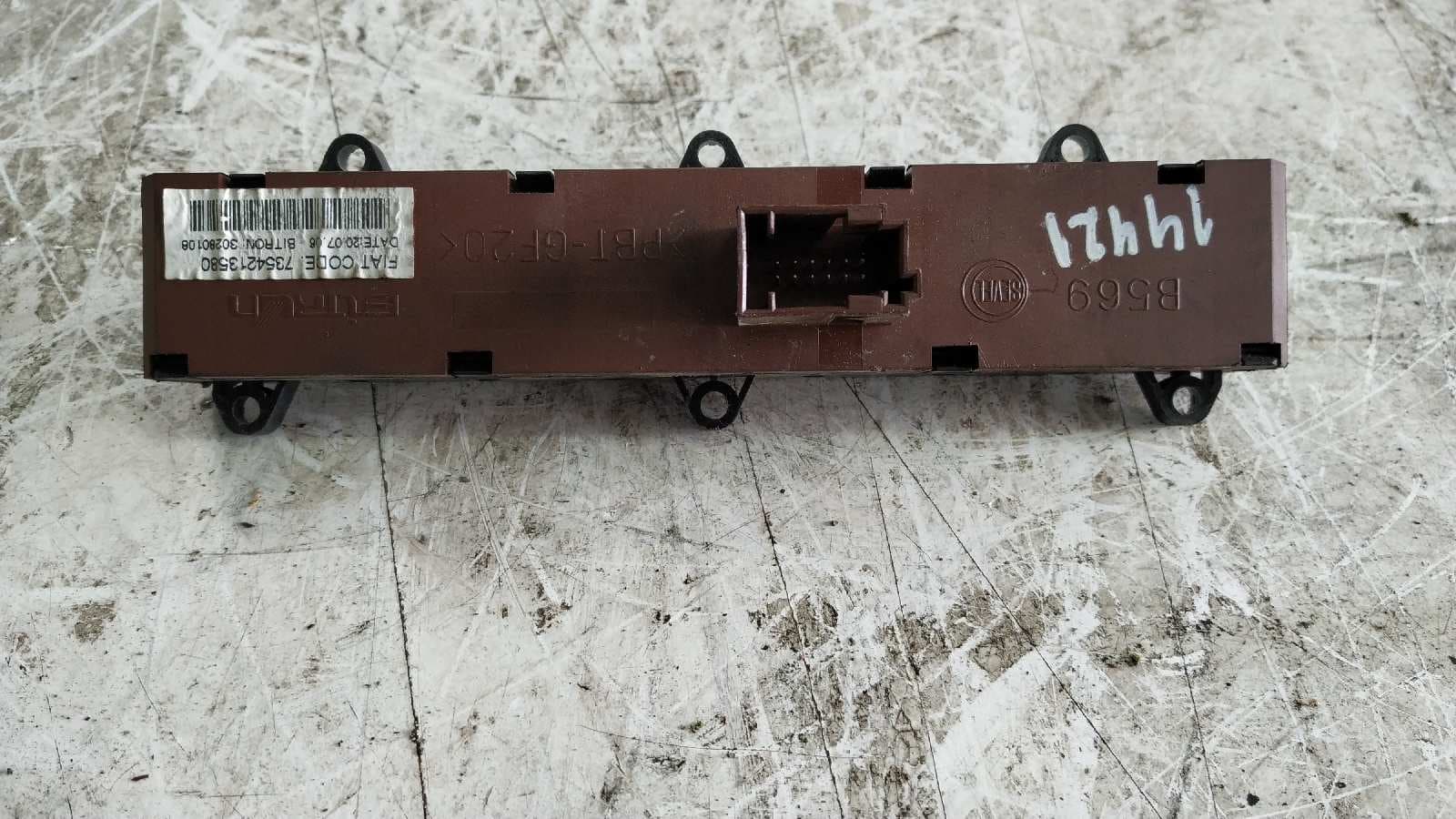 Recambio de WARNING para FIAT DUCATO MAXI CAJA ABIERTA (09.2006 =>) 2.3 JTD CAT F1AE0481D referencia OEM IAM 7354213580   - BLANCO 2