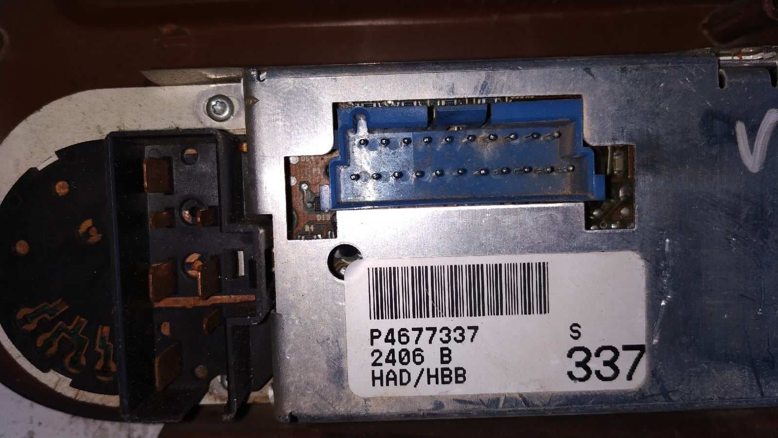 Recambio de MANDO CALEFACCION / AIRE ACONDICIONADO para CHRYSLER VOYAGER (GS) referencia OEM IAM P4677337 3