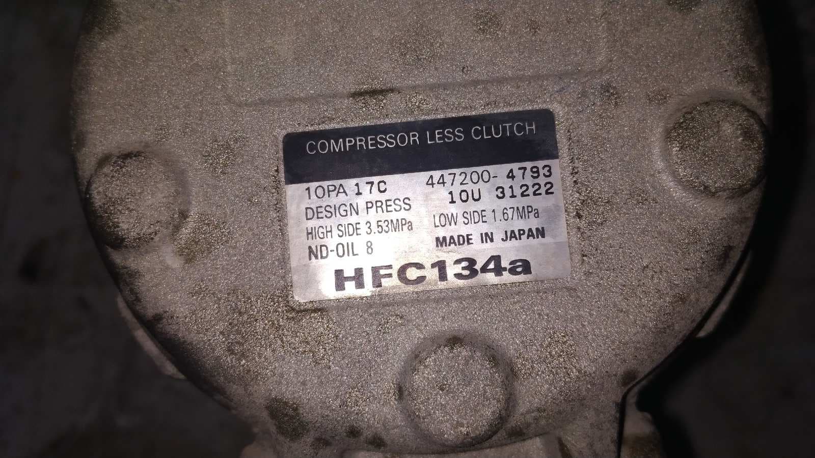 Recambio de COMPRESOR AIRE ACONDICIONADO para CHRYSLER 300 M (LR) G2.7L referencia OEM IAM 4472004793    - MARRON 7