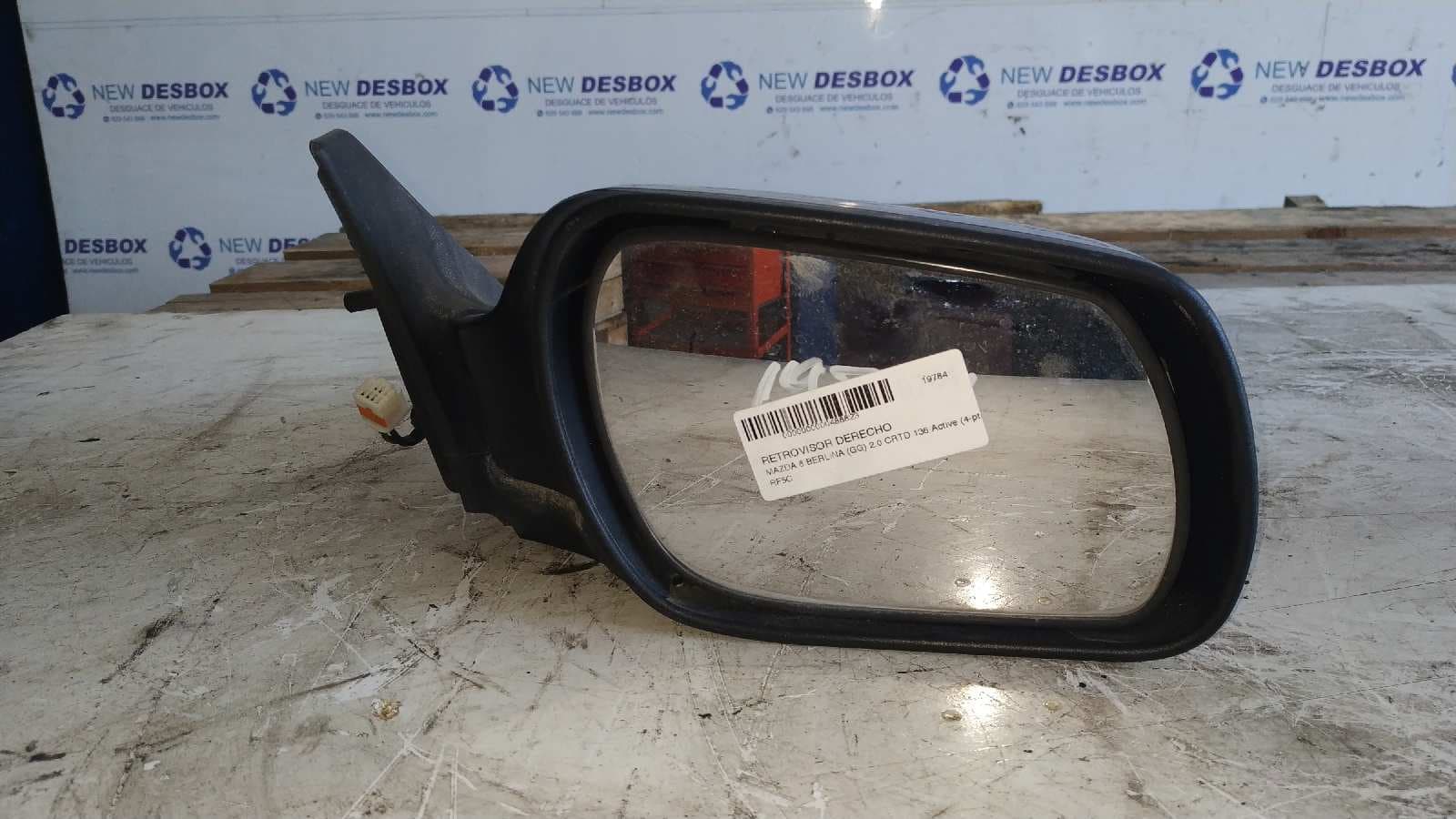 Recambio de RETROVISOR DERECHO para MAZDA 6 BERLINA (GG) 2.0 CRTD 136 Active (4-ptas.) RF5C referencia OEM IAM 1469104   - AZUL