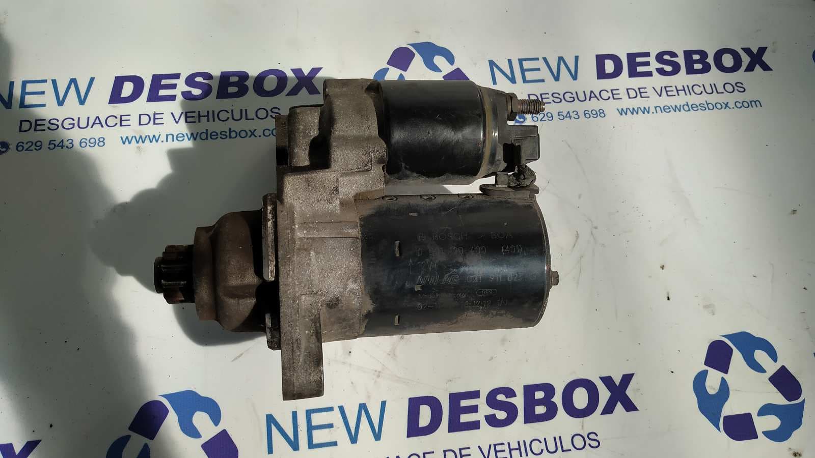 Recambio de MOTOR ARRANQUE para SEAT IBIZA (6L1) AZQ referencia OEM IAM 02T911023G   - AZUL
