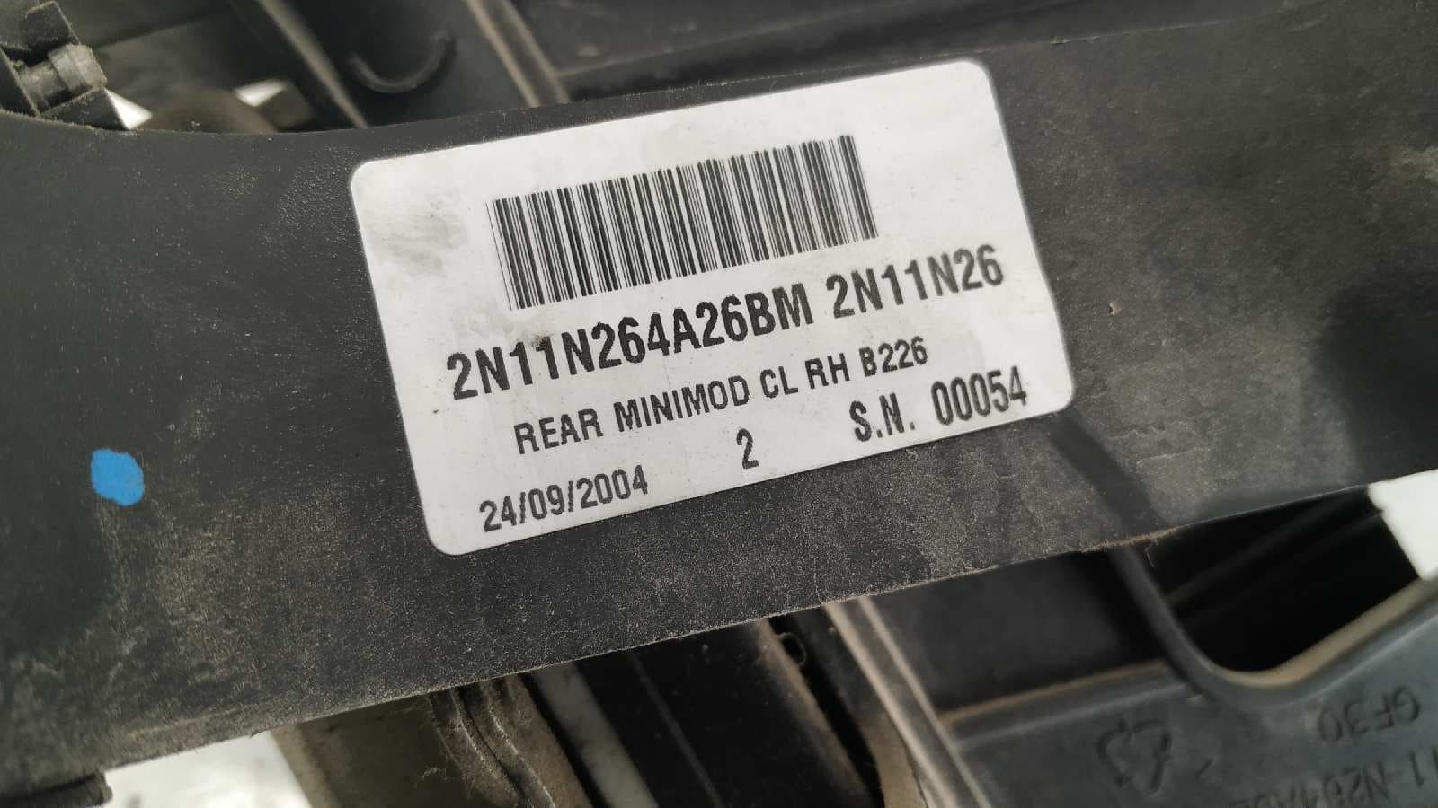 Recambio de CERRADURA PUERTA TRASERA DERECHA para FORD FUSION (CBK) Trend F6JA referencia OEM IAM 2S6AA26412BJ   - AZUL 5