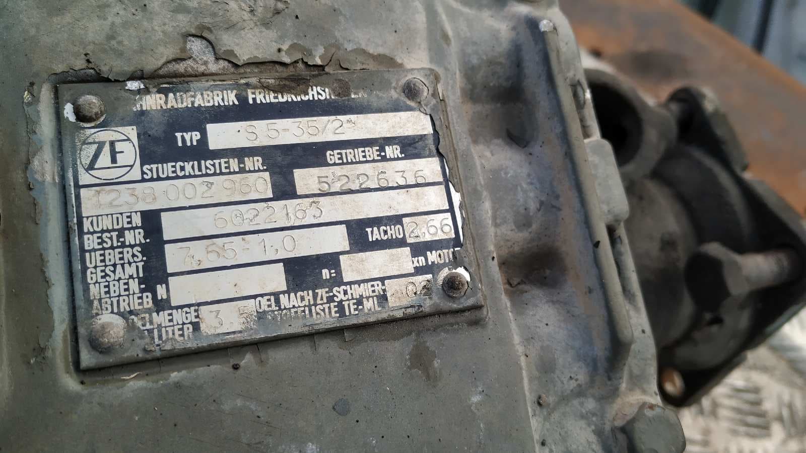 Recambio de CAJA CAMBIOS para VOLVO FL6/FE6 TD61G TD61G referencia OEM IAM S535/2 4