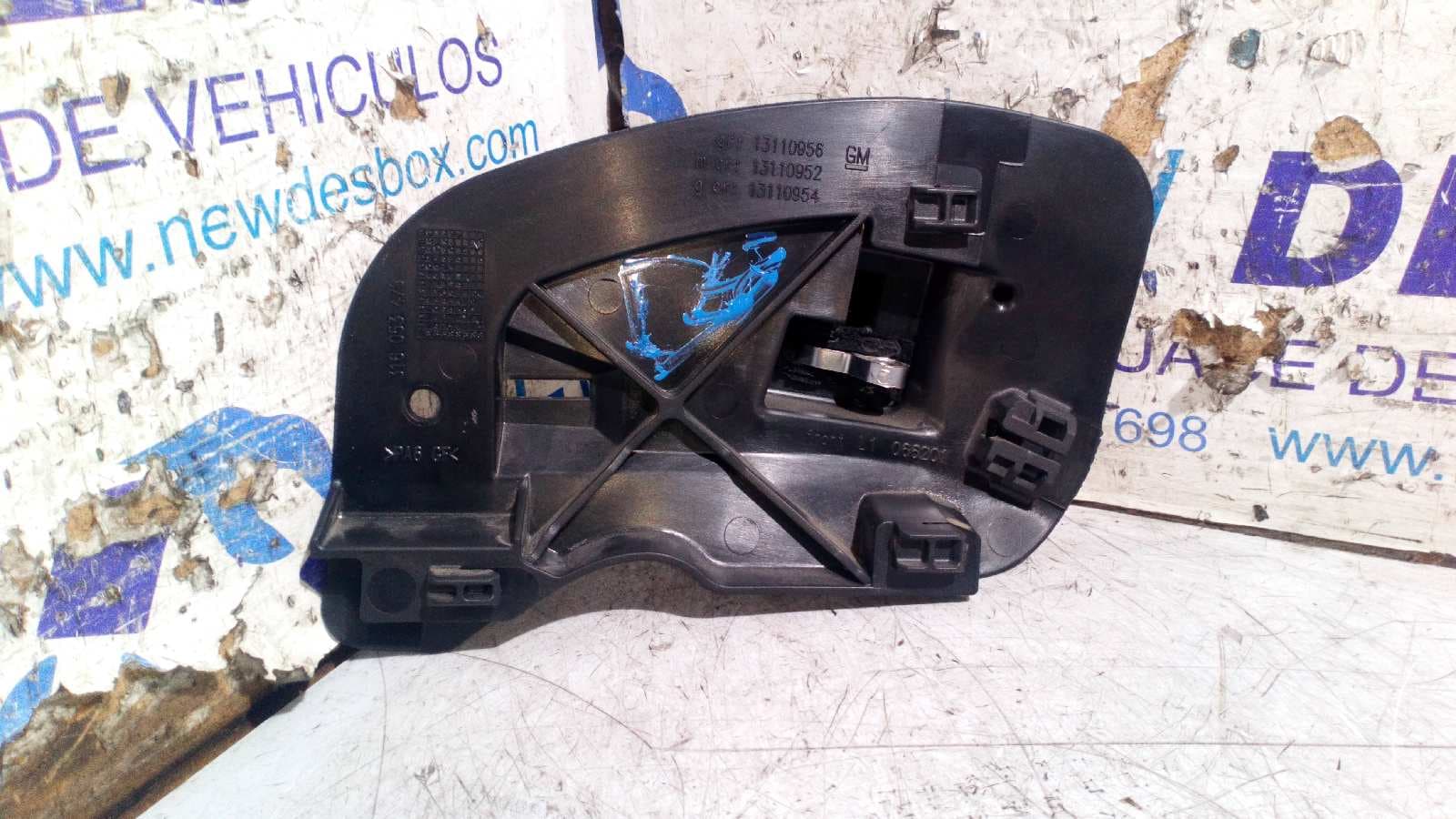Recambio de MANETA INTERIOR DELANTERA IZQUIERDA para OPEL CORSA C 1.3 16V CDTI CAT (Z 13 DT / LN9) Z13DT referencia OEM IAM 316053479   - GRIS 3