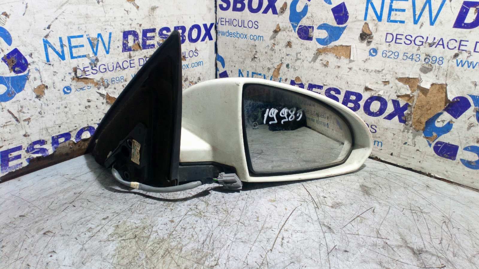 Recambio de RETROVISOR DERECHO para NISSAN PRIMERA BERLINA (P12) Tekna F9Q referencia OEM IAM 96301AU468   - BLANCO