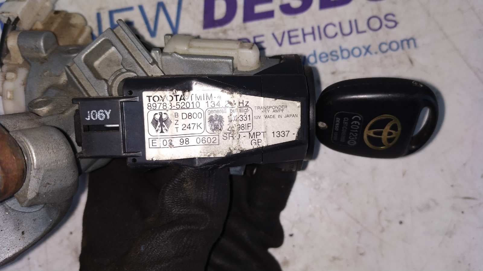 Recambio de CONMUTADOR DE ARRANQUE para TOYOTA CELICA (T23) 1.8 1ZZFE      referencia OEM IAM 8978352010   - GRIS 8