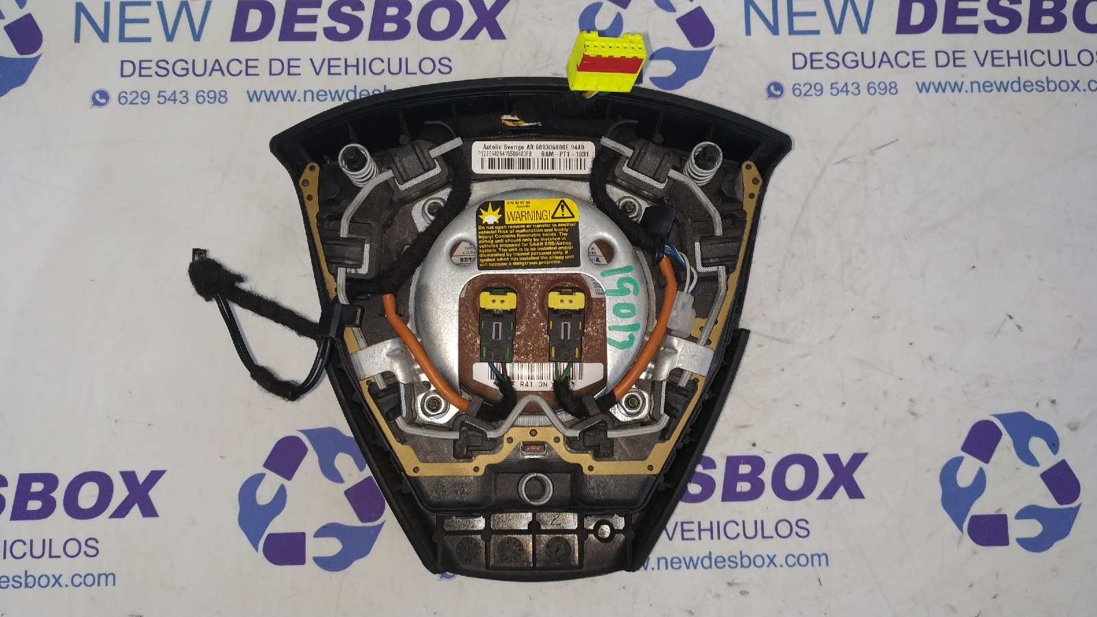 Recambio de AIRBAG DELANTERO IZQUIERDO para SAAB 9-3 BERLINA D223L referencia OEM IAM AB600306800E    - GRIS 5