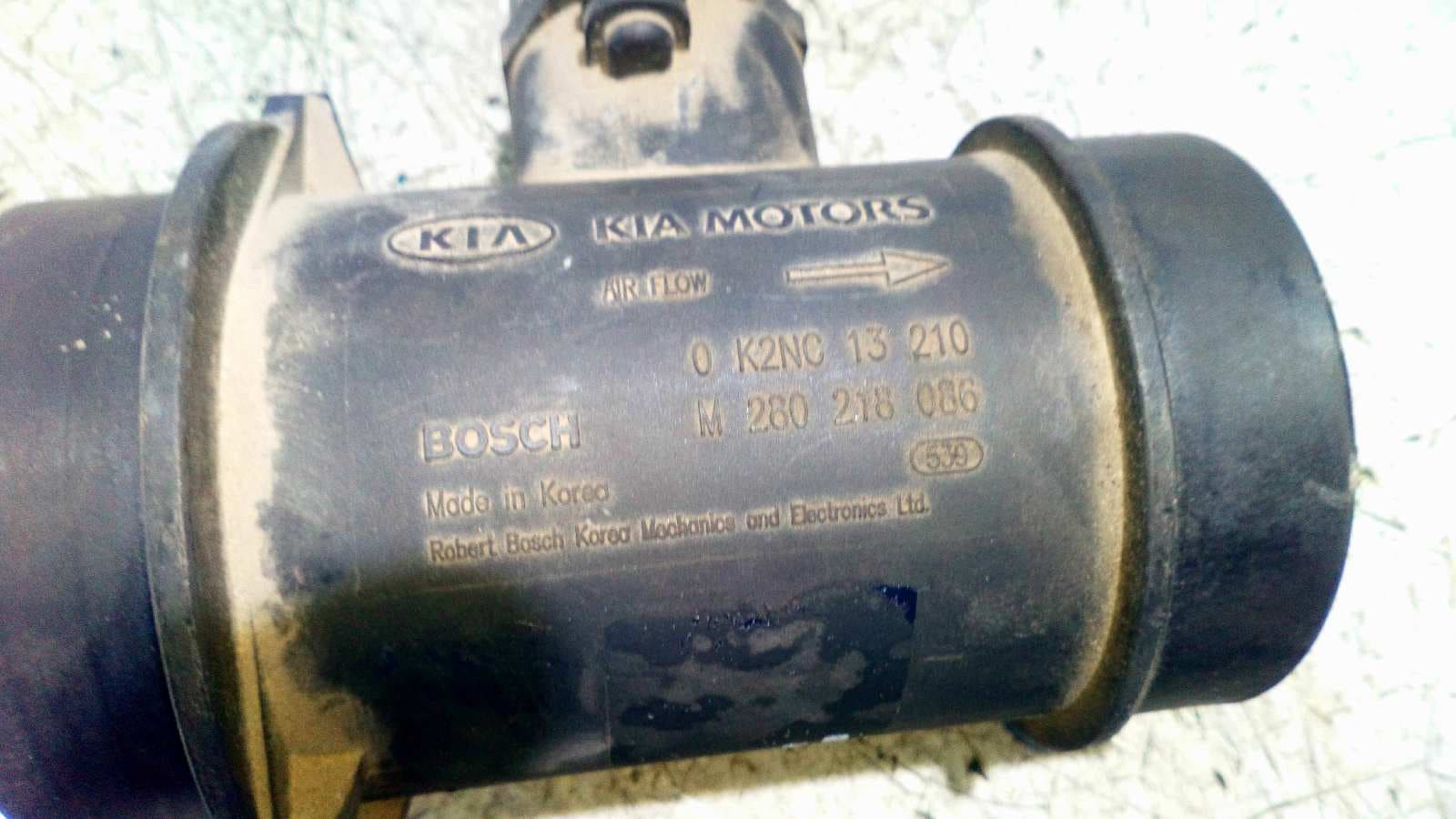 Recambio de CAUDALIMETRO para KIA SHUMA II 1.6 CAT GA6D referencia OEM IAM 0K2NC13210   - GRIS 2