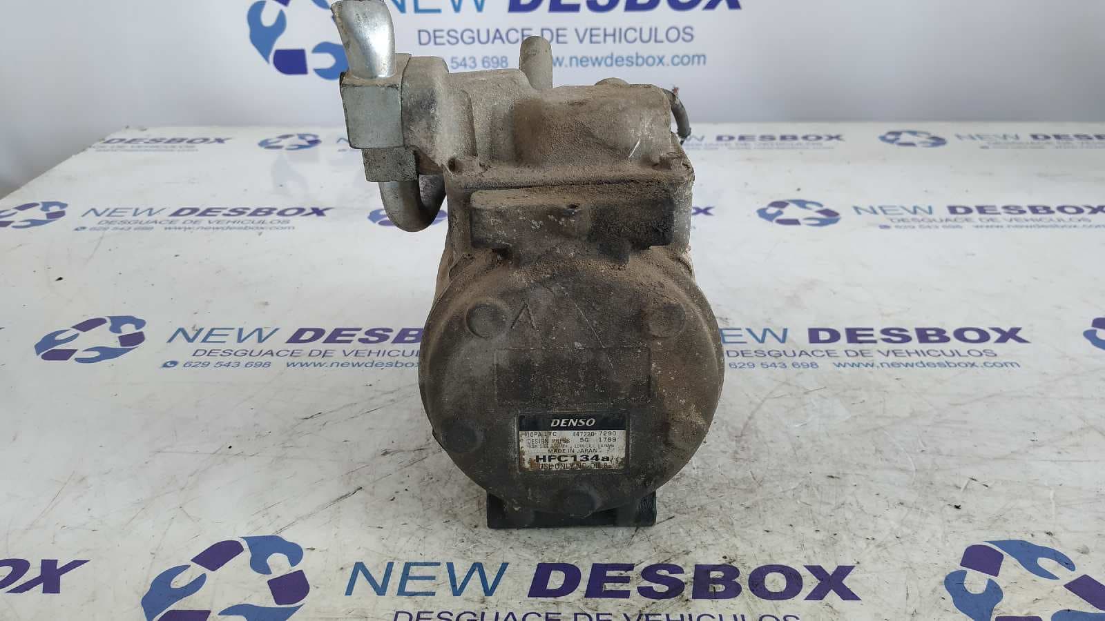 Recambio de COMPRESOR AIRE ACONDICIONADO para IVECO DAILY CAJA ABIERTA / VOLQUETE 2.3 Diesel CAT F1AE0481A*A referencia OEM IAM 4472207290   - BLANCO 8
