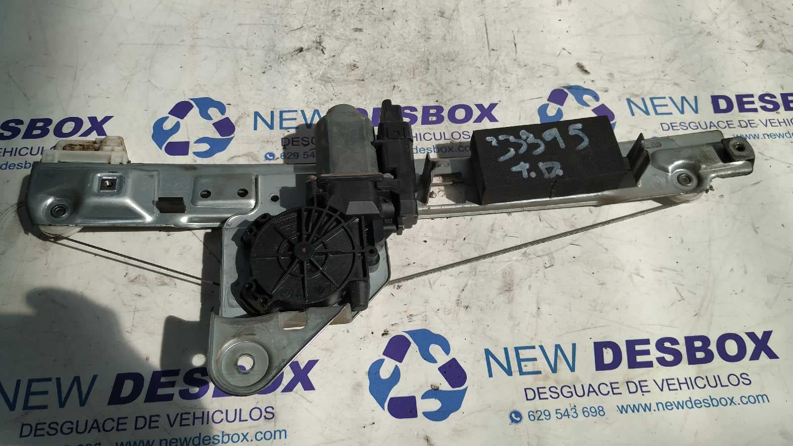 Recambio de ELEVALUNAS TRASERO DERECHO para RENAULT MEGANE II FAMILIAR Dynamique F9Q800 referencia OEM IAM 440726F   - PLATA