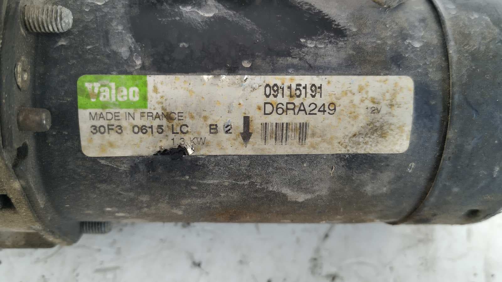 Recambio de MOTOR ARRANQUE para OPEL MERIVA Z16SE referencia OEM IAM 09115191   - AZUL 4