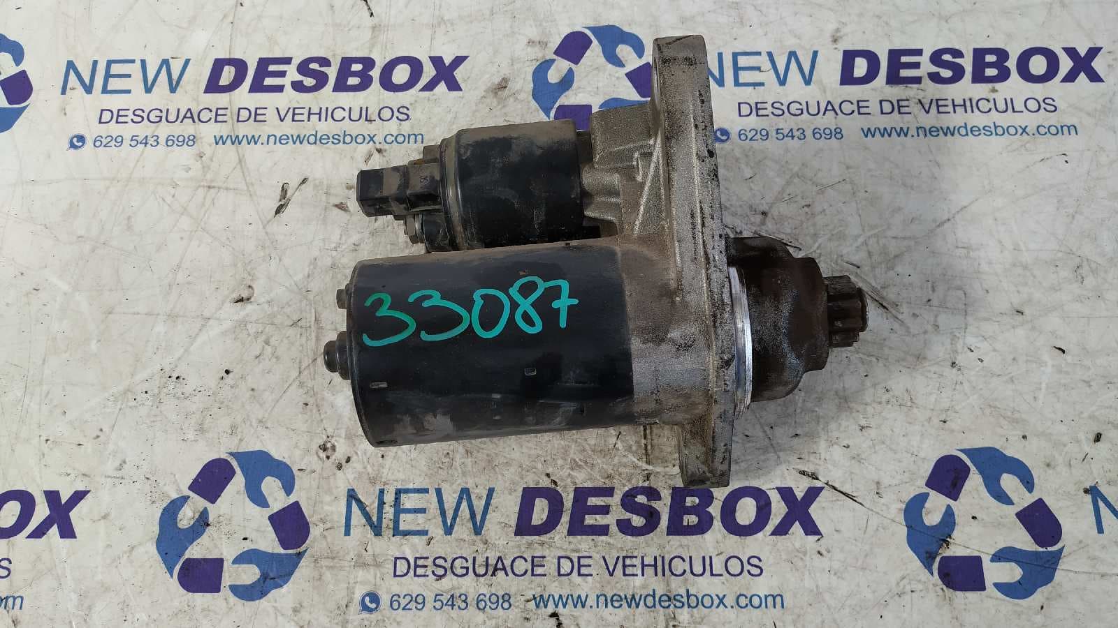 Recambio de MOTOR ARRANQUE para VOLKSWAGEN POLO (9N1) 1.2 12V AZQ referencia OEM IAM 02T911023E   - PLATA 5