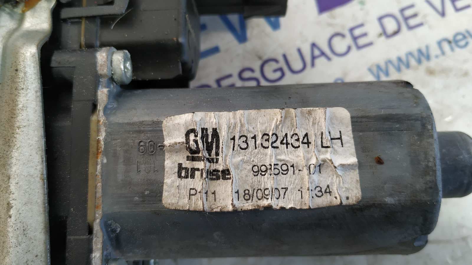 Recambio de ELEVALUNAS DELANTERO IZQUIERDO para OPEL ZAFIRA B Cosmo Z19DT referencia OEM IAM 13132434   - NEGRO 2