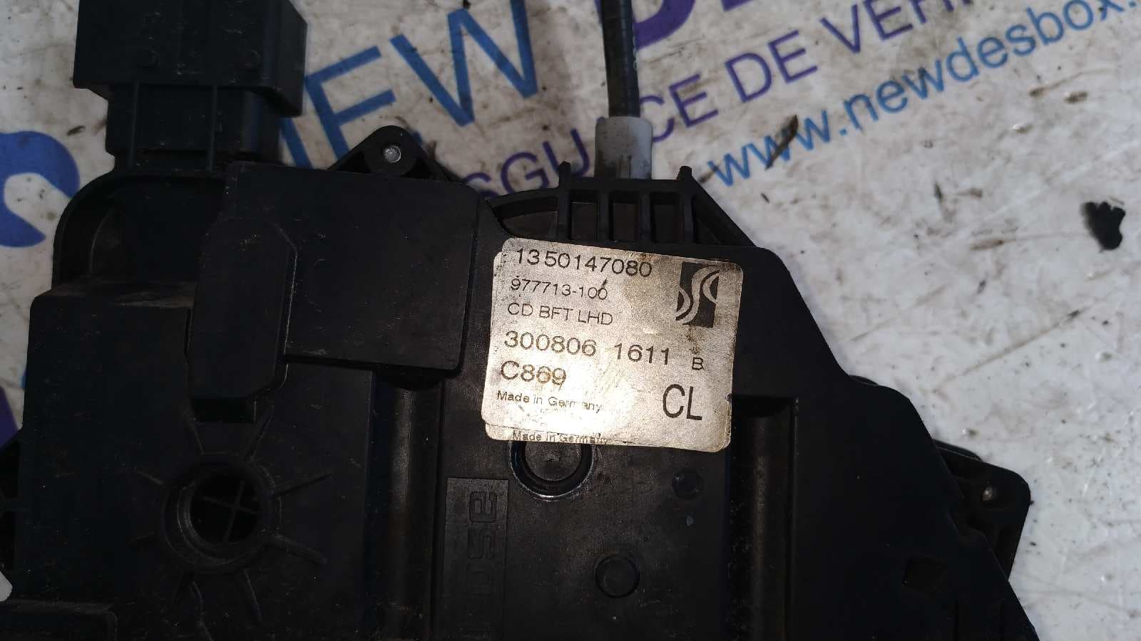 Recambio de CERRADURA PUERTA DELANTERA DERECHA para FIAT DUCATO CAJA ABEIRTA 33 (06.2006 =>) referencia OEM IAM 1350147080 3