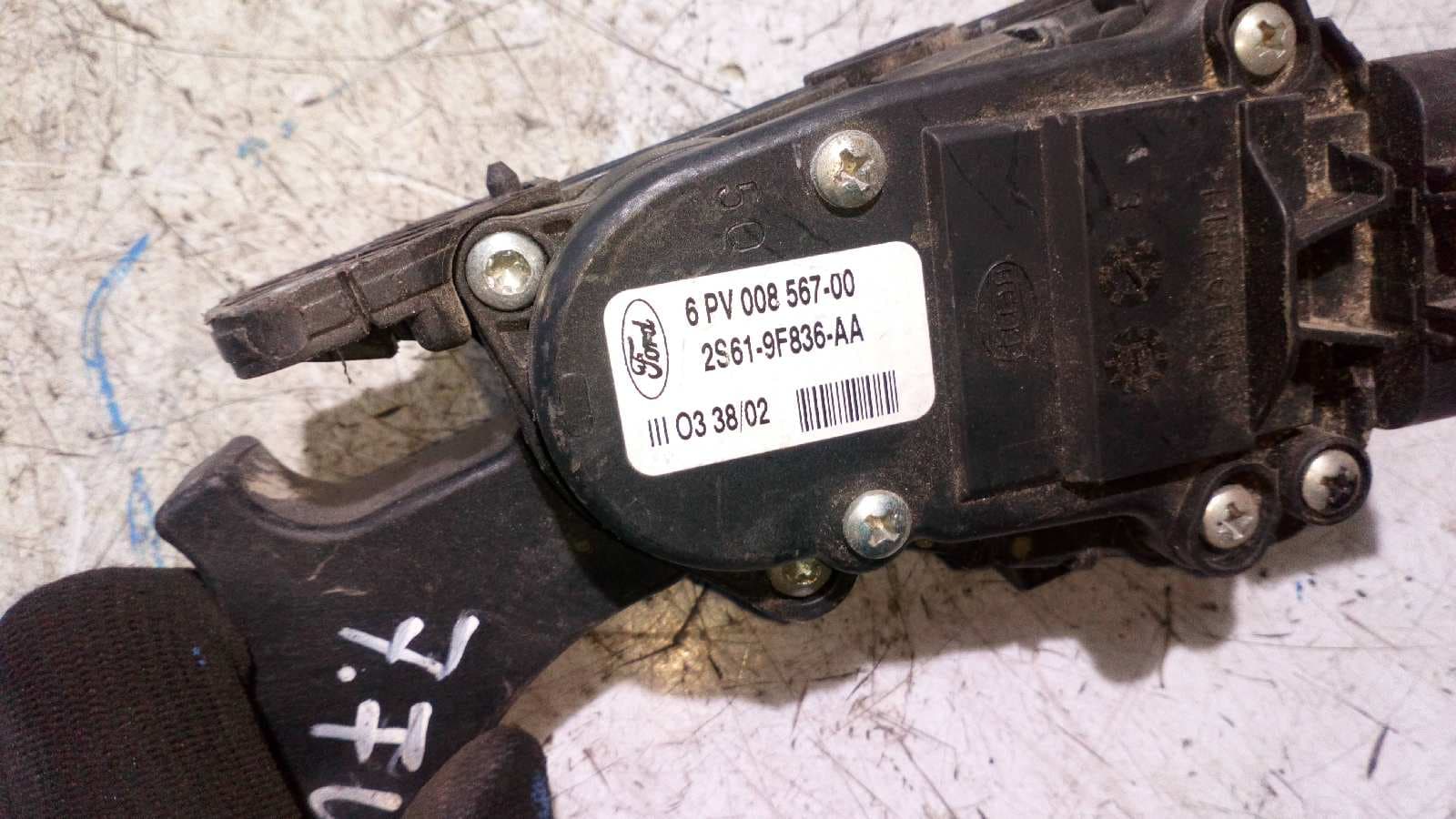 Recambio de POTENCIOMETRO PEDAL para FORD FUSION (CBK) referencia OEM IAM 2S619F836AA 3