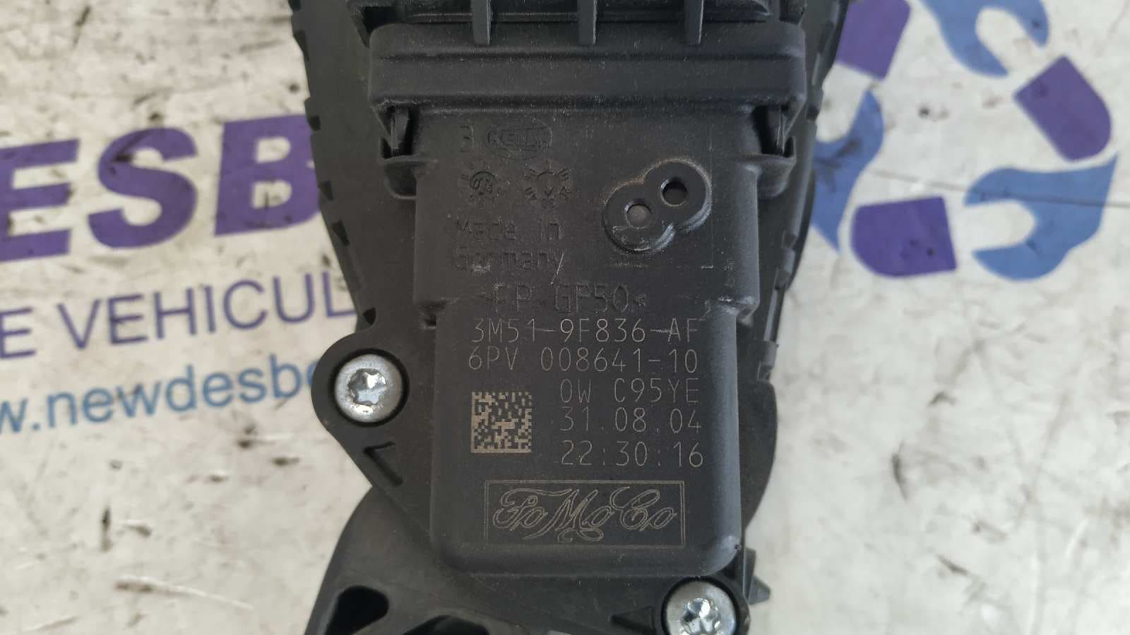 Recambio de POTENCIOMETRO PEDAL para FORD FOCUS C-MAX (CAP) 1.6 TDCi CAT G8DA referencia OEM IAM 3M519F836AF   - GRIS 3