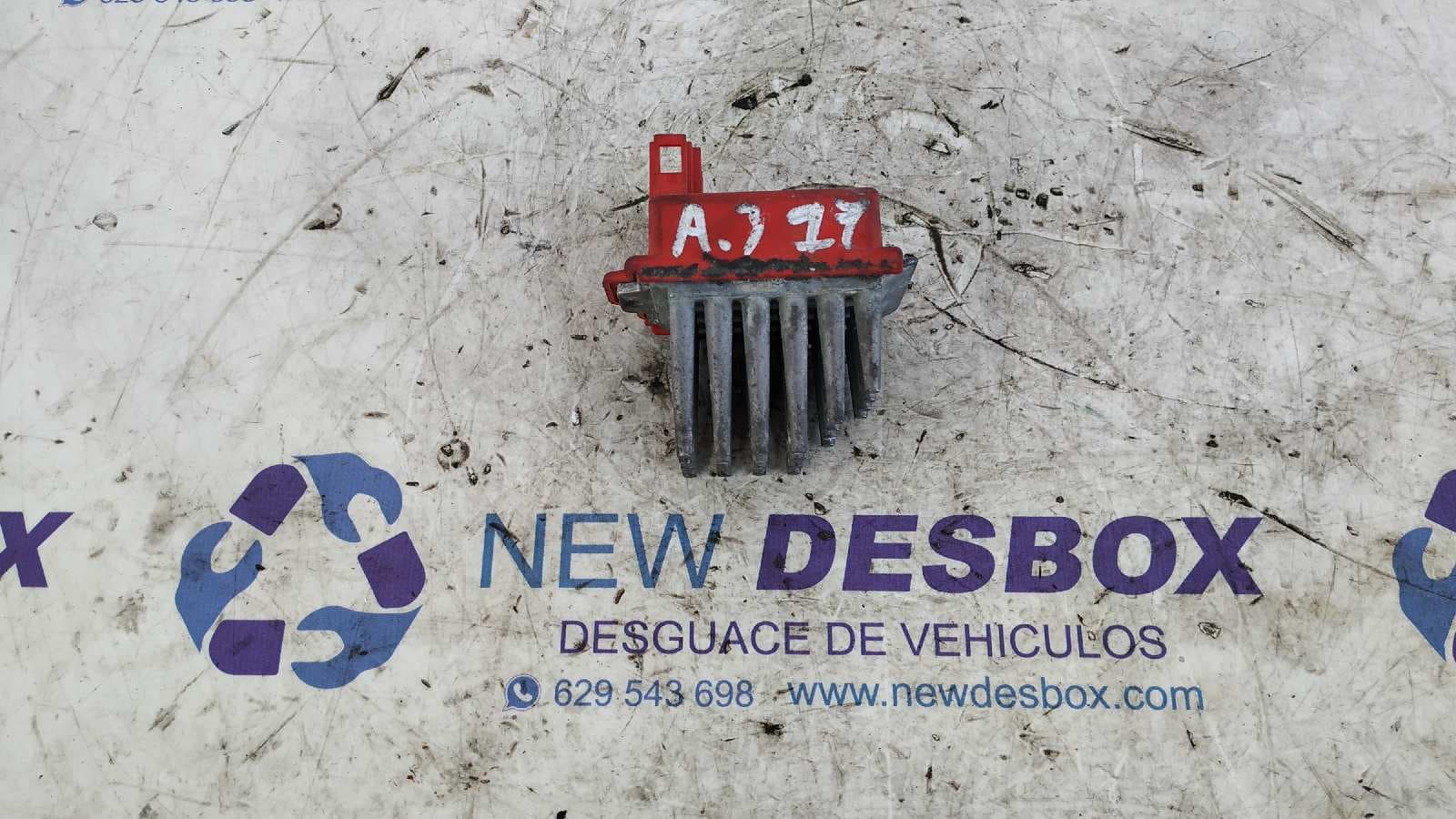 Recambio de RESISTENCIA CALEFACCION para AUDI A3 (8L) 1.9 TDI AGR referencia OEM IAM 357907521   - PLATA 5