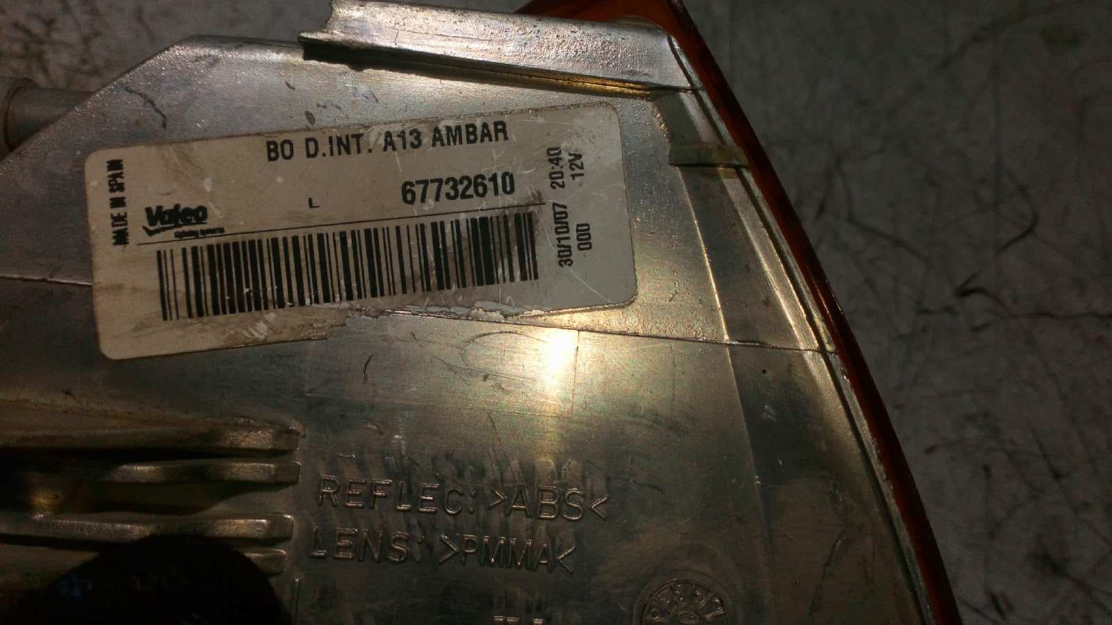Recambio de PILOTO DELANTERO IZQUIERDO para VOLKSWAGEN CADDY KA/KB (9K9) referencia OEM IAM 67732610 2