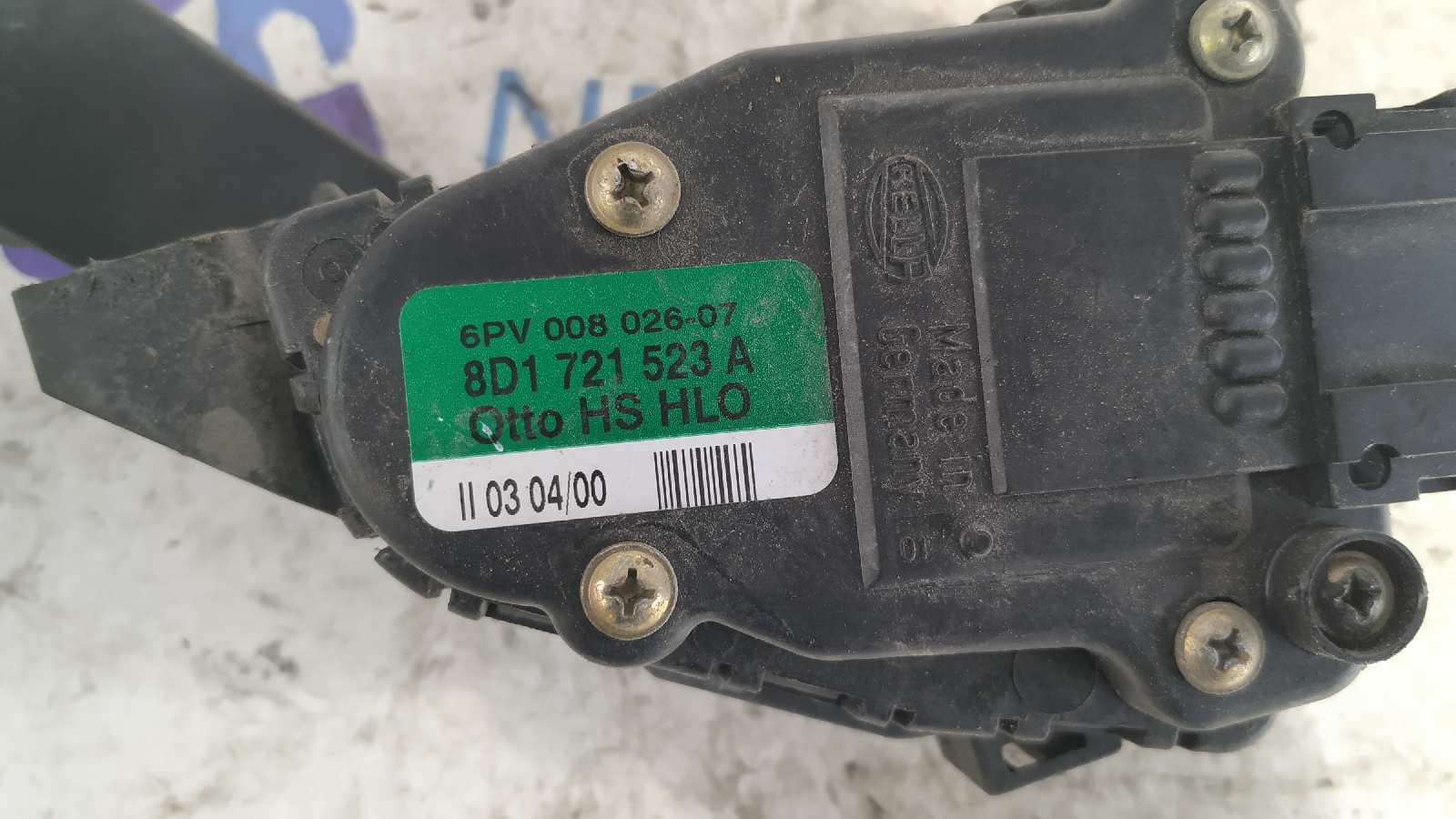 Recambio de POTENCIOMETRO PEDAL para AUDI A6 AVANT (4B5) 2.4 (121kW) APS referencia OEM IAM 8D1721523A   - AZUL 6