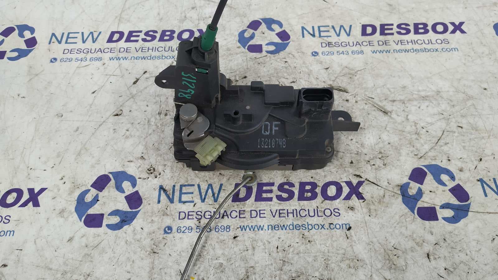 Recambio de CERRADURA PUERTA DELANTERA IZQUIERDA para OPEL ZAFIRA B 1.9 CDTI Z19DT referencia OEM IAM 13210748   - GRIS