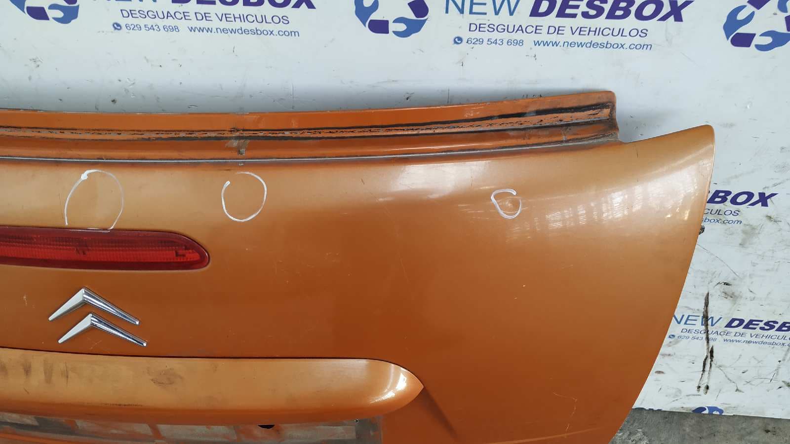 Recambio de PORTON TRASERO para CITROEN C3 PLURIEL 1.4 KFV referencia OEM IAM    - NARANJA 5