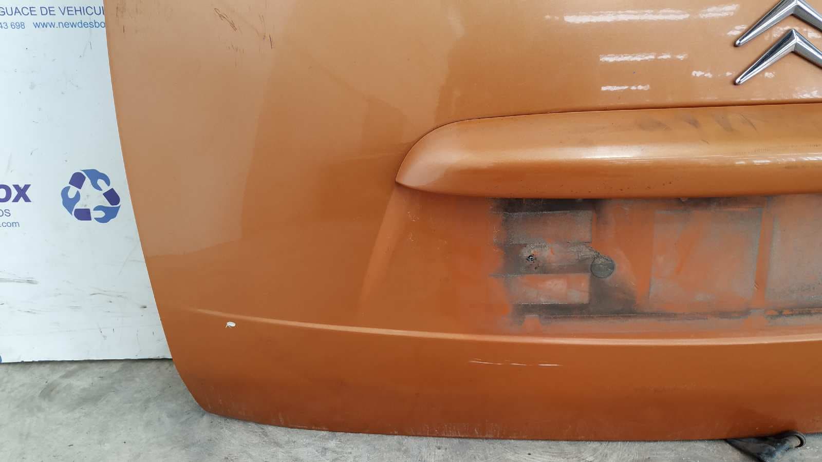 Recambio de PORTON TRASERO para CITROEN C3 PLURIEL 1.4 KFV referencia OEM IAM    - NARANJA 6