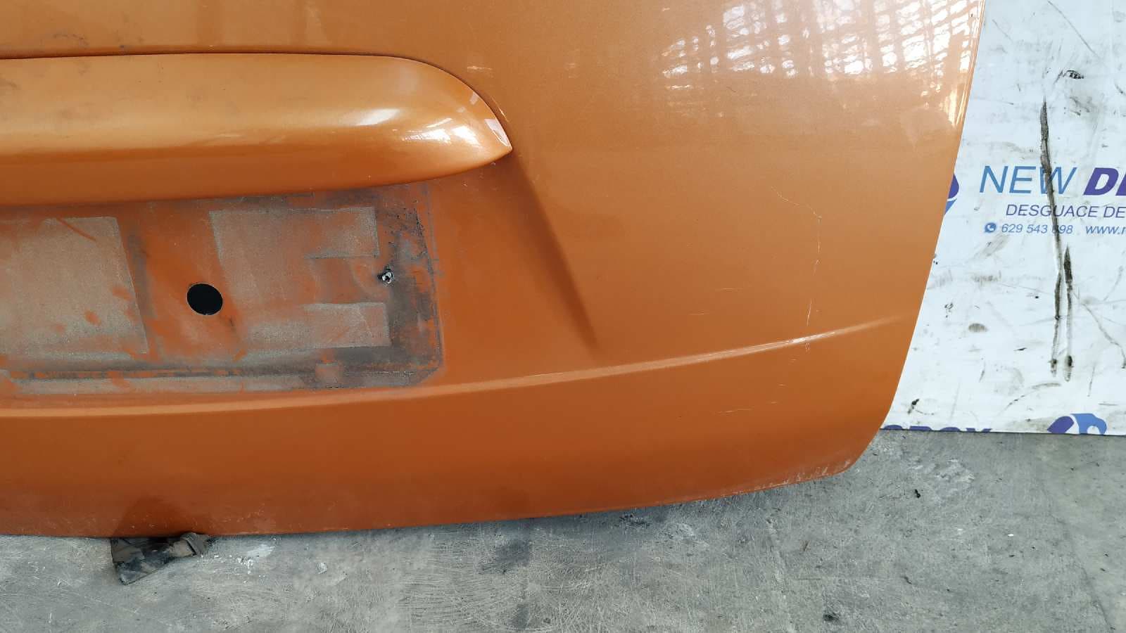 Recambio de PORTON TRASERO para CITROEN C3 PLURIEL 1.4 KFV referencia OEM IAM    - NARANJA 3