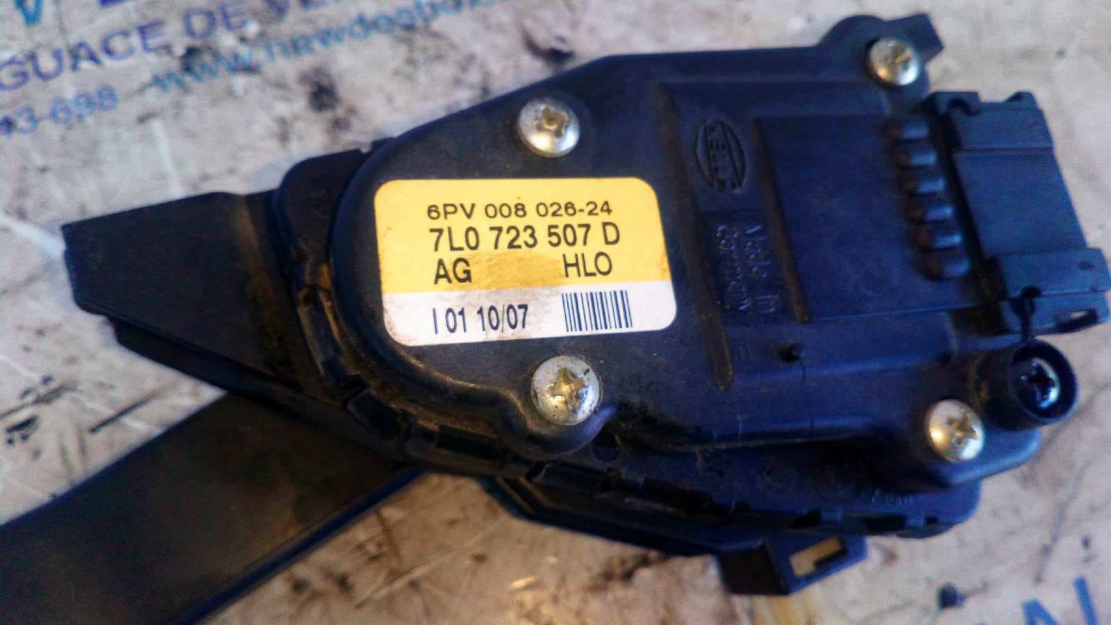 Recambio de POTENCIOMETRO PEDAL para AUDI Q7 (4L) referencia OEM IAM 7L0723507D 3