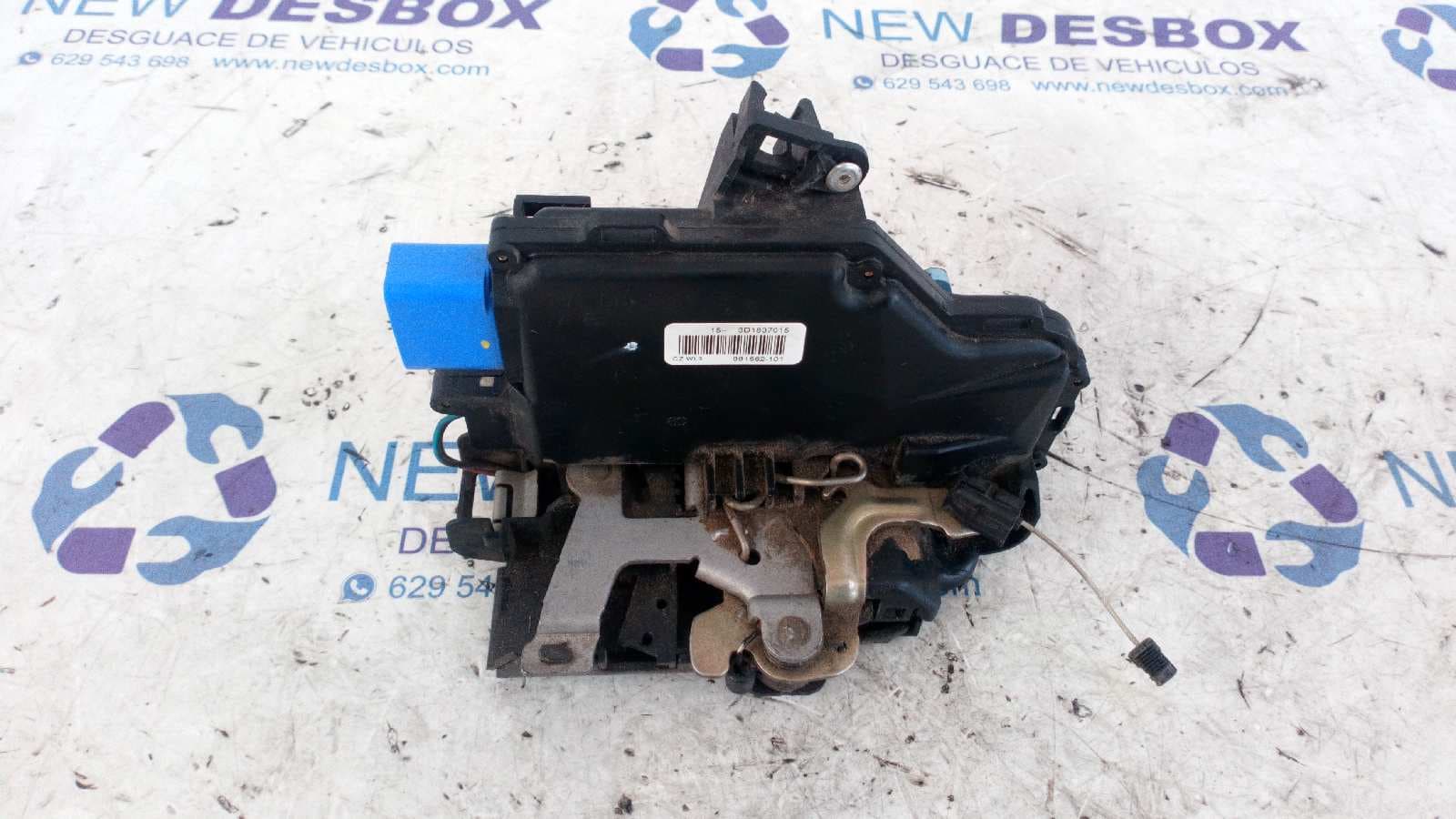 Recambio de CERRADURA PUERTA DELANTERA IZQUIERDA para VOLKSWAGEN TOUAREG (7LA) TDI R5 BAC referencia OEM IAM 991562101   - NEGRO 4