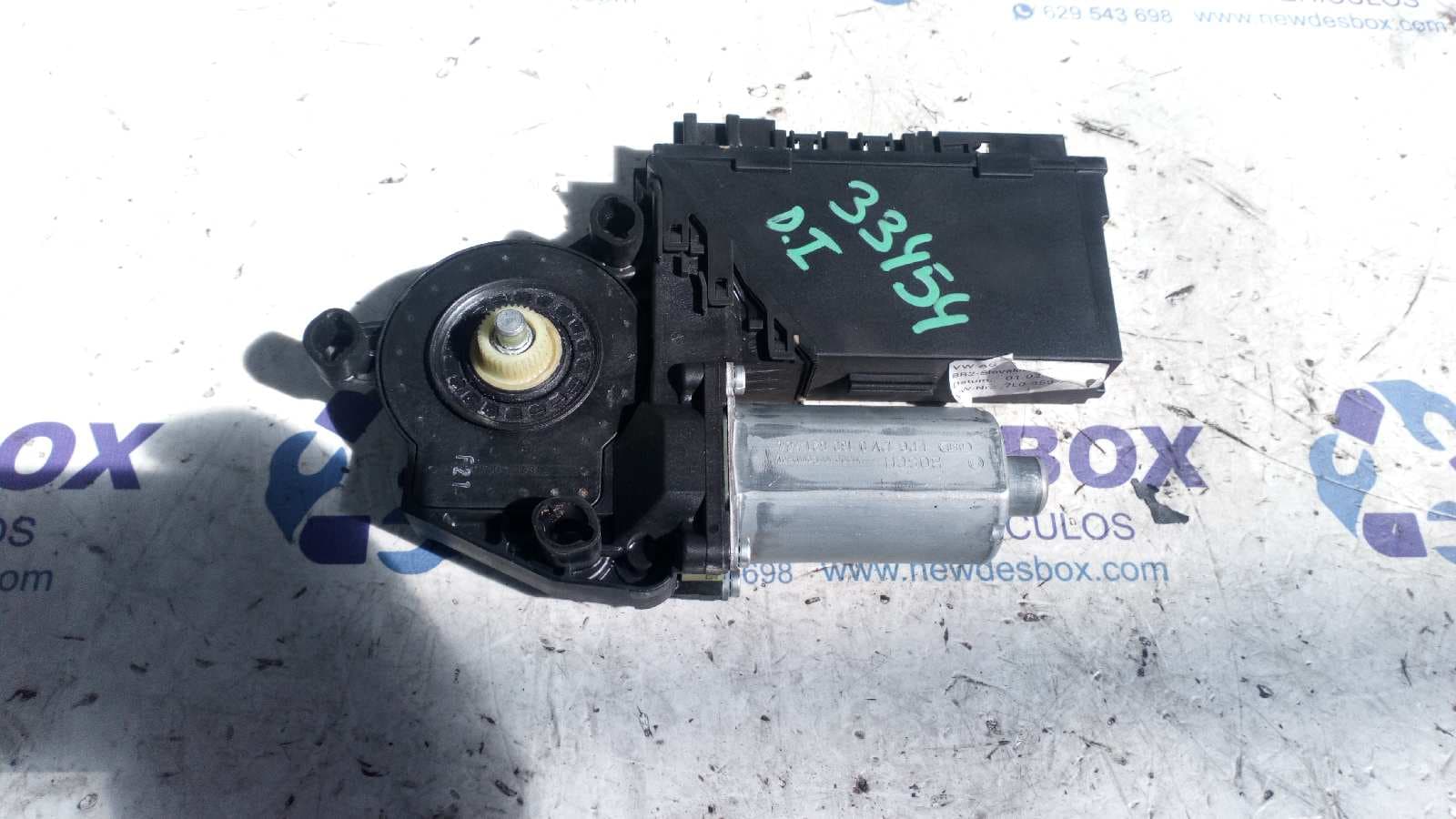 Recambio de MOTOR ELEVALUNAS DELANTERO IZQUIERDO para VOLKSWAGEN TOUAREG (7LA) BAC referencia OEM IAM 3D959793E   - NEGRO 2