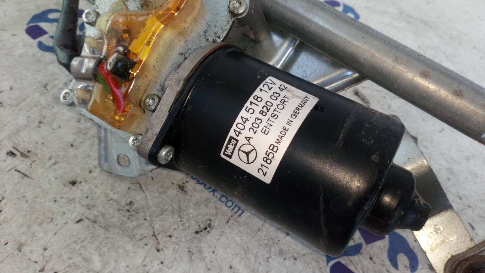 Recambio de MOTOR LIMPIA DELANTERO para MERCEDES-BENZ CLASE C (W203) BERLINA OM646963 referencia OEM IAM A2038200342   - NEGRO 3