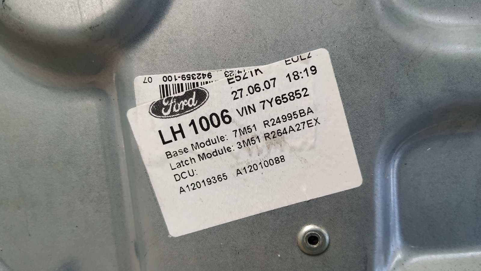 Recambio de ELEVALUNAS TRASERO IZQUIERDO para FORD FOCUS C-MAX (CAP) Trend (D) HHDA referencia OEM IAM 7M51R045H23B   - AZUL 3