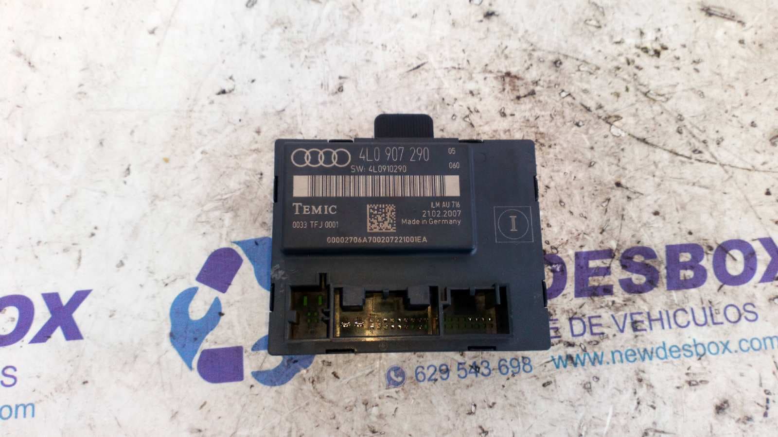 Recambio de CENTRALITA CIERRE para AUDI Q7 (4L) referencia OEM IAM 4L0910290