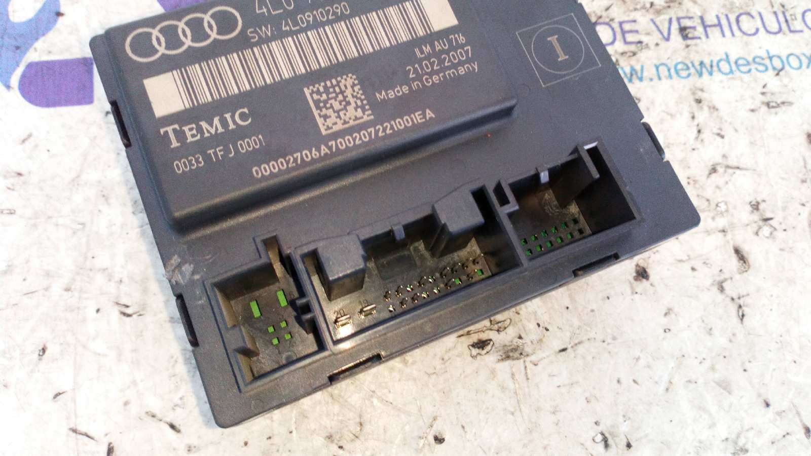 Recambio de CENTRALITA CIERRE para AUDI Q7 (4L) referencia OEM IAM 4L0910290 4