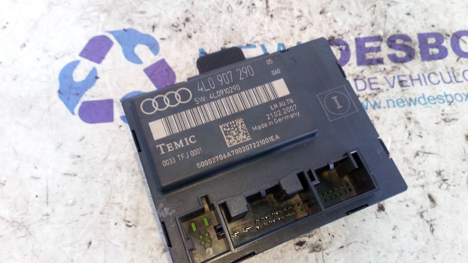 Recambio de CENTRALITA CIERRE para AUDI Q7 (4L) referencia OEM IAM 4L0910290 2