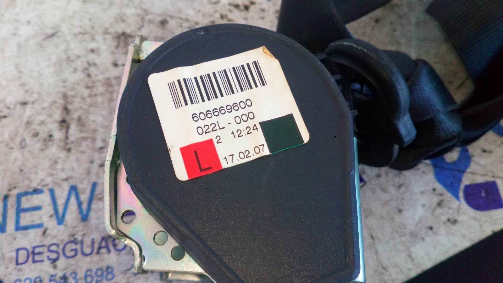 Recambio de CINTURON TRASERO IZQUIERDO para AUDI Q7 (4L) referencia OEM IAM 606669600 5