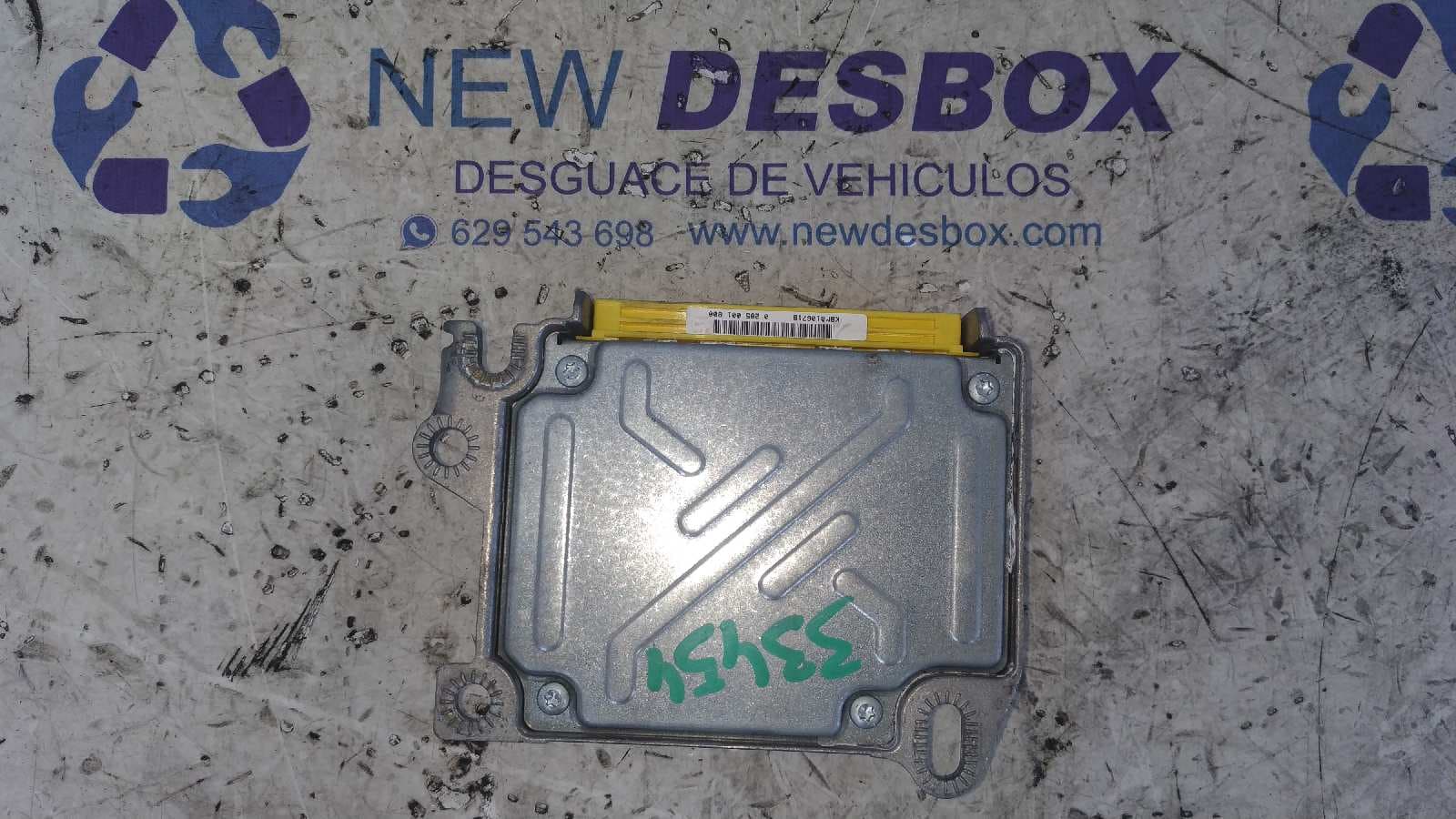 Recambio de CENTRALITA AIRBAG para VOLKSWAGEN TOUAREG (7LA) BAC referencia OEM IAM 3D0909601F   - NEGRO 3