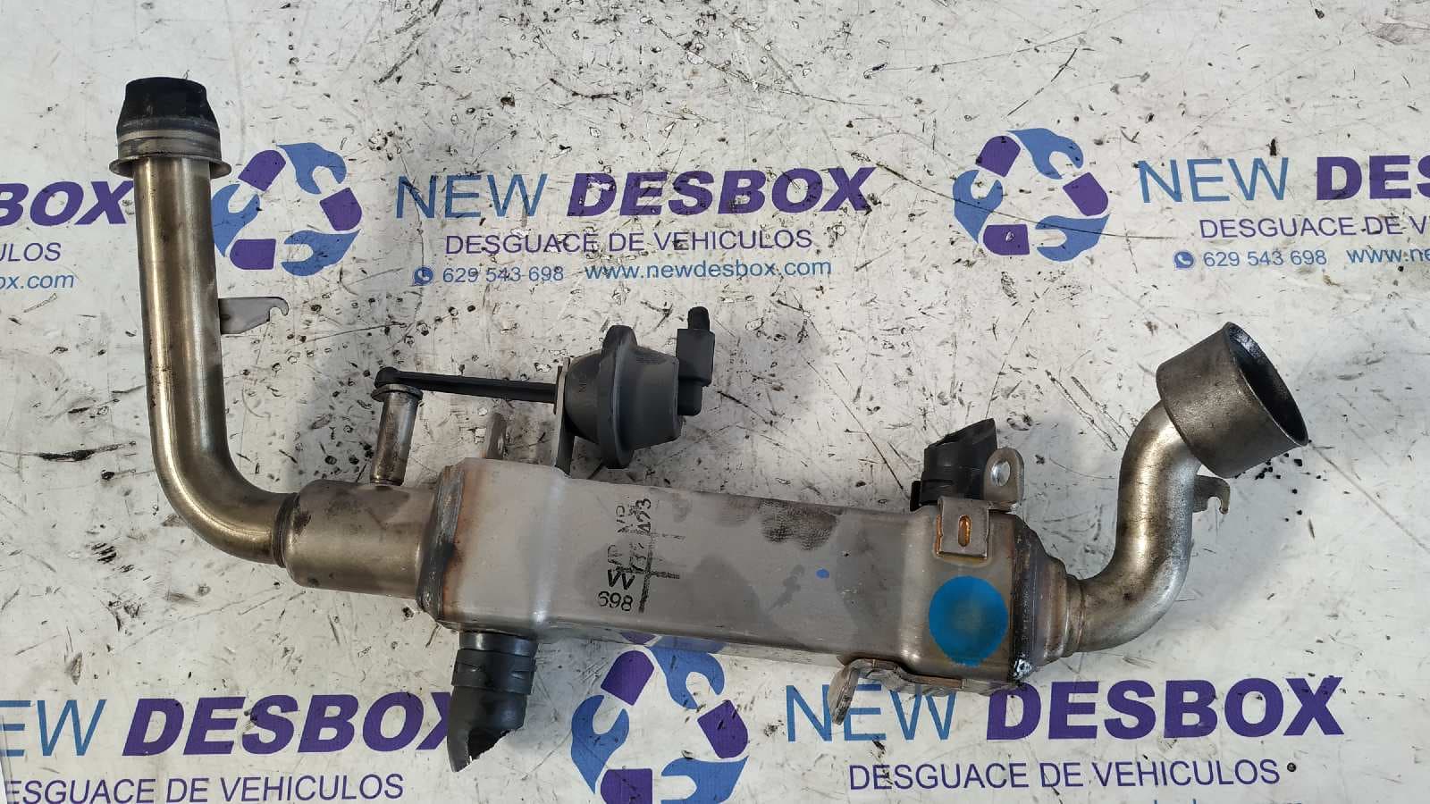 Recambio de ENFRIADOR GASES EGR para MERCEDES-BENZ CLASE CLC (CL203) CLC 220 CDI (LA) (203.708) OM646963 referencia OEM IAM A6461400775   - NEGRO 2