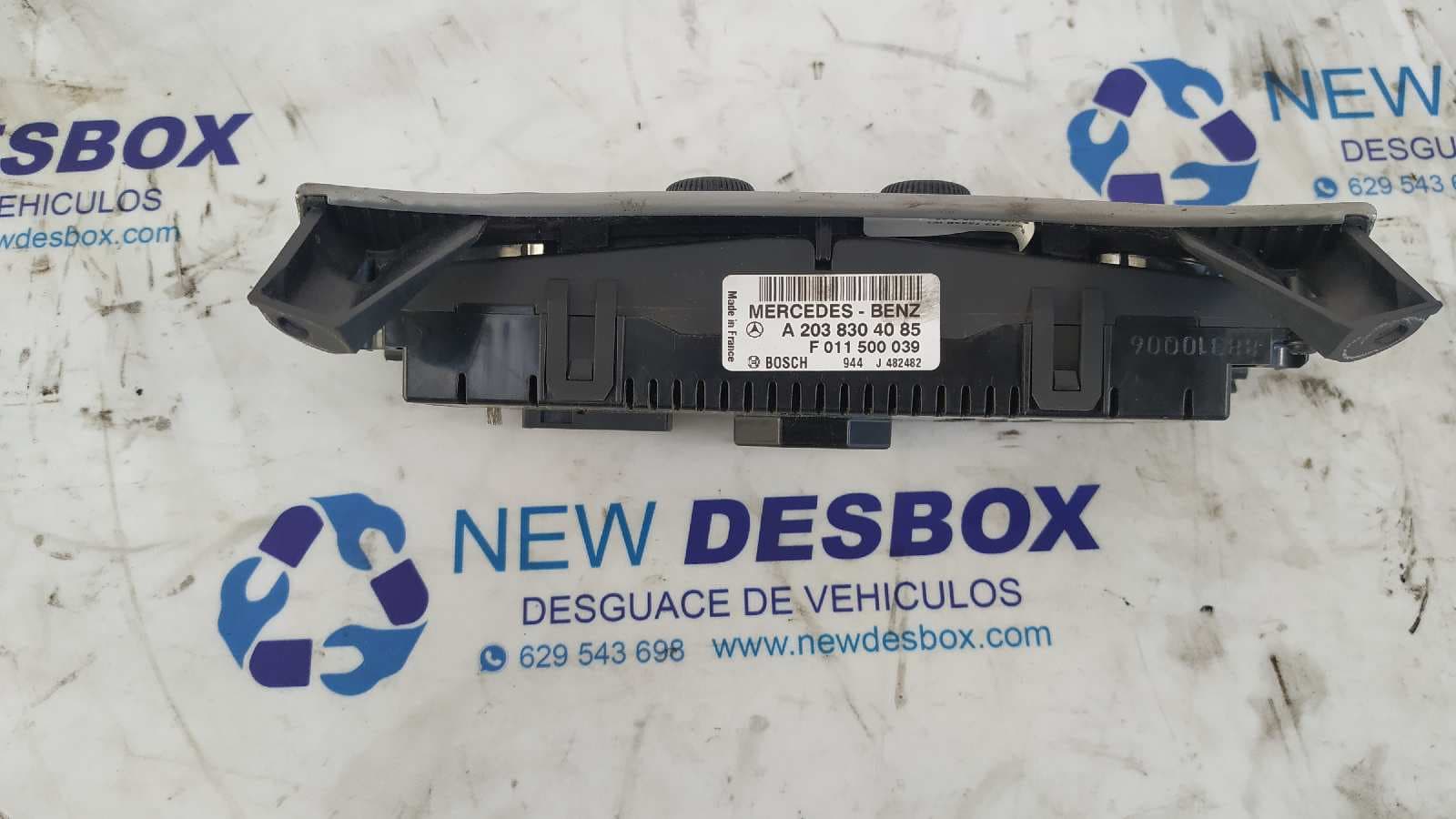 Recambio de MANDO CLIMATIZADOR para MERCEDES-BENZ CLASE CLC (CL203) CLC 220 CDI (LA) (203.708) OM646963 referencia OEM IAM A2038304085   - NEGRO 2