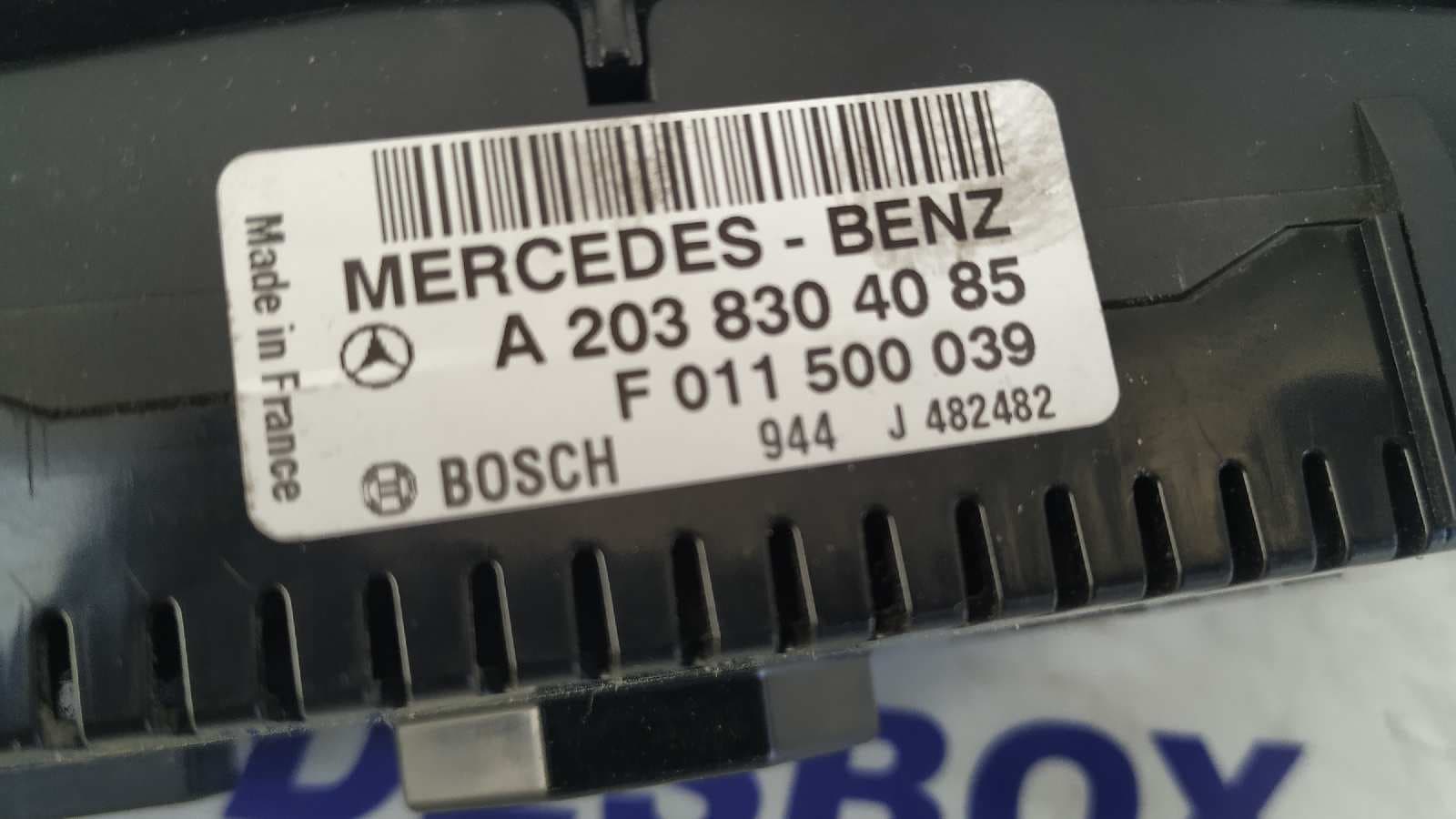 Recambio de MANDO CLIMATIZADOR para MERCEDES-BENZ CLASE CLC (CL203) CLC 220 CDI (LA) (203.708) OM646963 referencia OEM IAM A2038304085   - NEGRO 5