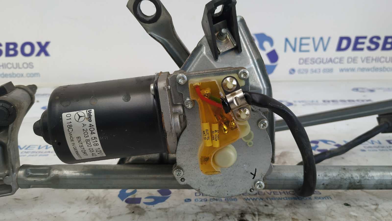 Recambio de MOTOR LIMPIA DELANTERO para MERCEDES-BENZ CLASE CLC (CL203) CLC 220 CDI (LA) (203.708) OM646963 referencia OEM IAM A2038200342   - NEGRO 5