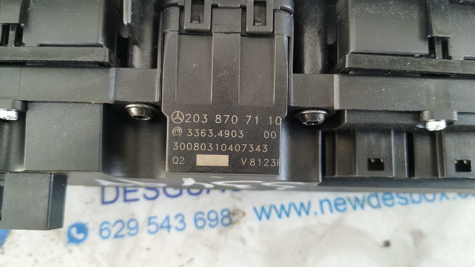 Recambio de WARNING para MERCEDES-BENZ CLASE CLC (CL203) CLC 220 CDI (LA) (203.708) OM646963 referencia OEM IAM A2038707110   - NEGRO 2